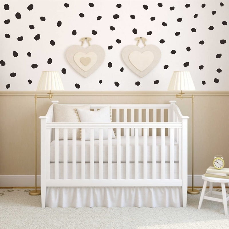 Easu Polka Dots Wall Decal Irregular Dots Wall Decal Removable Vinyl Polka Dot Decor Modern Wall Sticker Nursery Wall Decor - Image 3